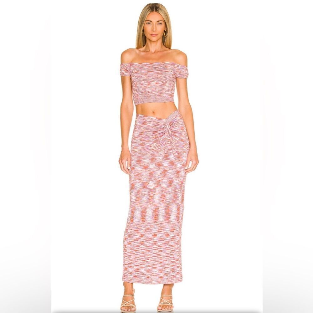 House of Harlow X Revolve Sonia Ruched Maxi Skirt